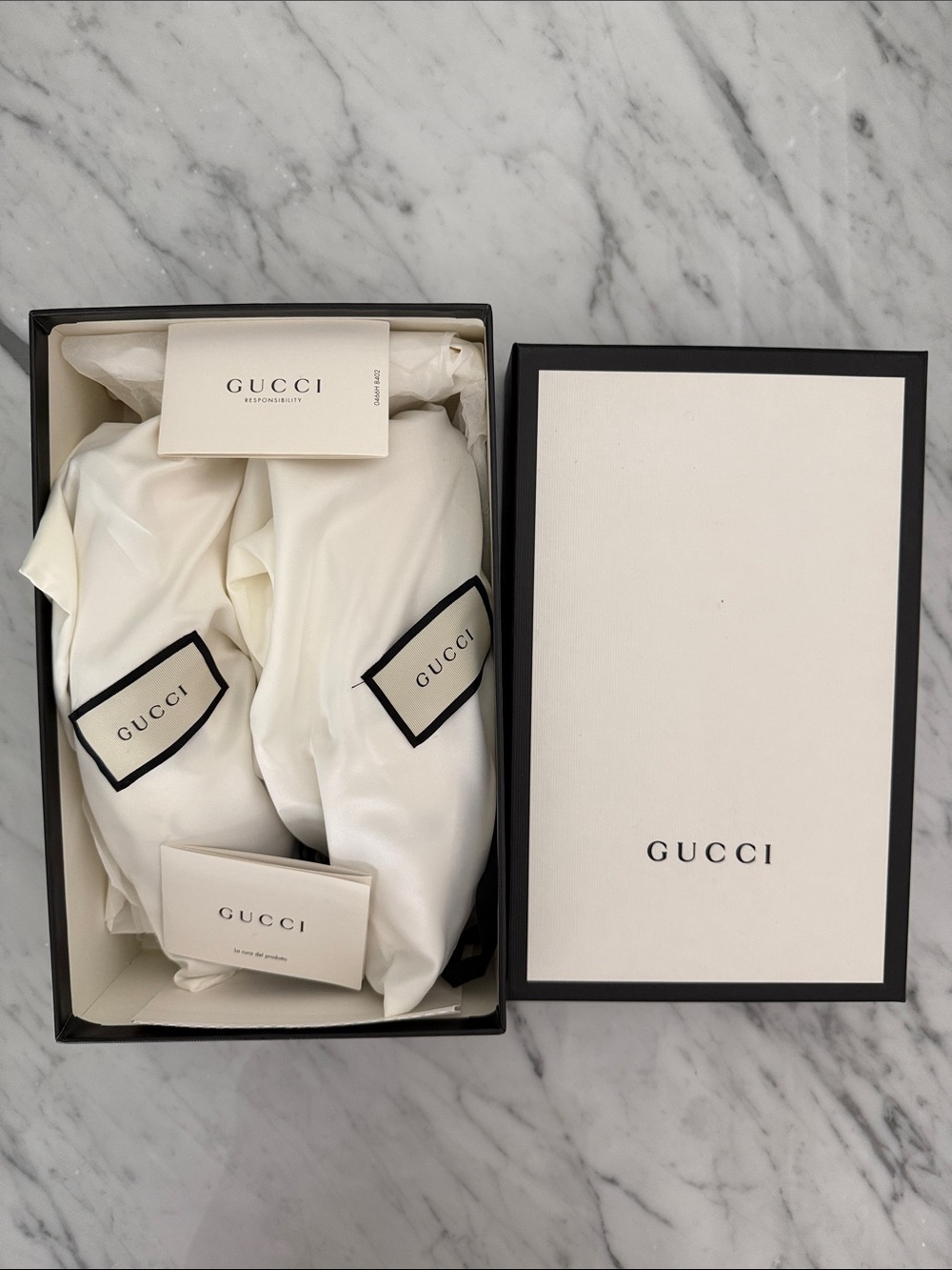 Gucci Brand New Cream Canvas Espadrilles with Logo - Picture 6 of 6